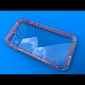 Lifeproof Nuud Pink and Clear case for iPhone 7/8